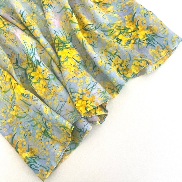 & Other Stories Flutter Sleeve Floral Midi Dress - Picture 11 of 15